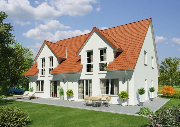 Neubau-Doppelhaushälfte in Massivbauweise zu verkaufen